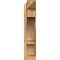 Ekena Millwork Balboa Smooth Arts and Crafts Outlooker, Western Red Cedar, 5 1/2"W x 22"D x 26"H OUT06X22X26BOA03SWR - alternate 3